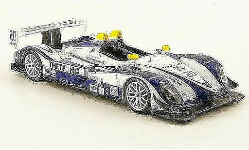 Porsche RS Spyder 1/43 Minichamps No.20 Thetford ALMS 12h Sebring 2008 miniature