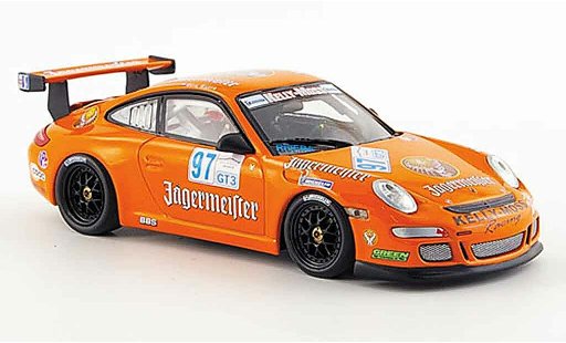 Porsche 911 GT3 CUP 1/43 Minichamps 2008 Team Kellymoss Racing Le Mans miniature
