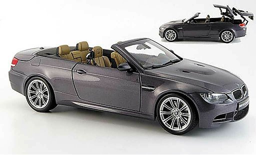 Bmw M3 Cabriolet 1/18 Kyosho E93 grise 2008 miniature