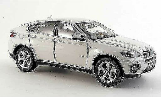 Bmw X6 xdrive 50i 1/18 Kyosho E71 xdrive50i blanche miniature