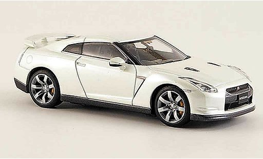 Nissan Skyline R35 1/43 Kyosho GTR blanche 2008 miniature