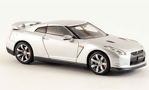 Nissan Skyline R35 1/43 Kyosho GTR grise metallisee 2008 miniature
