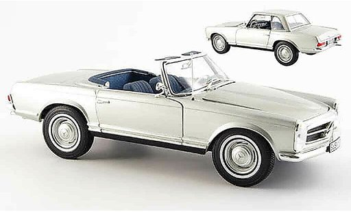Mercedes 280 1969 1/18 Norev sl (w 113) grise metallized miniature