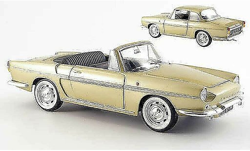 Renault Caravelle Base 1/18 Norev olivmarron 1958 miniature