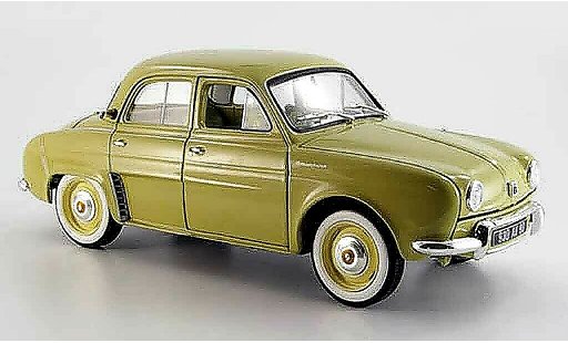 Renault Dauphine Base 1/18 Norev beige 1958 miniature