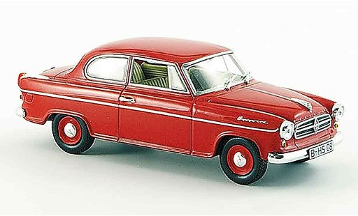 Borgward Isabella berline 1/43 Norev rouge 1960 miniature