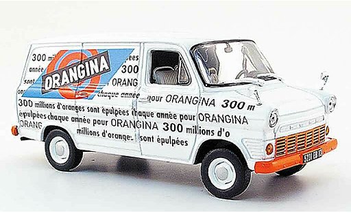 Ford Transit Mk1 1/43 Norev MK I fourgon Orangina 1970 miniature
