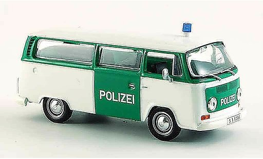 Volkswagen Combi Base 1/43 WhiteBox t2 bulli police fensterbus miniature