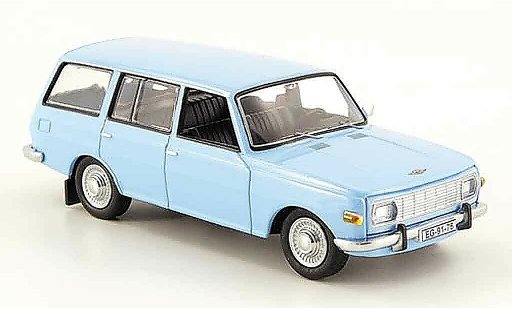 Wartburg 353 Tourist 1/43 IST Models Break bleu 1972 miniature