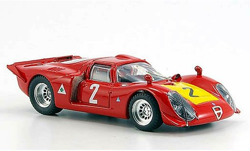 Alfa Romeo 33.2 prototipo 1/43 Best 1968 No.2 Imola miniature