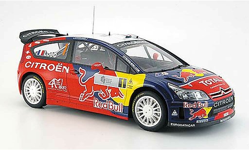 Citroen C4 WRC 1/18 Autoart loeb/ elena no.1 vainqueur rallye argentin. 2008 miniature