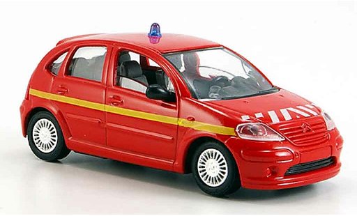 Citroen C3 pompiers 1/43 Solido pompier 2002 miniature