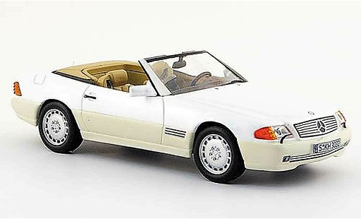 Mercedes 500 Base 1/43 IXO (R 129) blanche 1990 miniature