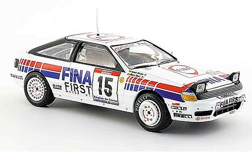 Toyota Celica GT4 1/43 IXO no.15 duez wicha korsika rallye 1991 miniature