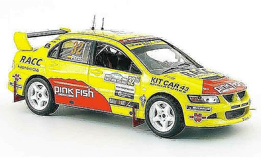 Mitsubishi Lancer Evolution VIII 1/43 IXO No.32 Rallye Neu Seeland 2005 miniature