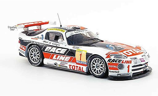 Dodge Viper GTS R 1/43 IXO No.1 vainqueur 24 Std. Rennen SPA 2002 miniature