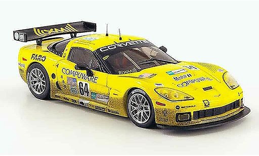 Chevrolet Corvette course 1/43 IXO C6 R No.64Compuware 24h Le Mans 2007 miniature