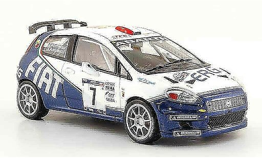 Fiat Punto Rally 1/43 IXO S 2000 No.7 vainqueur Rallye Mille Miglia 2006 miniature