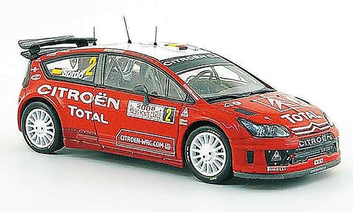 Citroen C4 WRC 2008 1/43 IXO no.2 elfter rallye monte carlo miniature