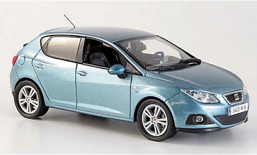 Seat Ibiza Base 1/43 J Collection bleu 5-portes 2008 miniature
