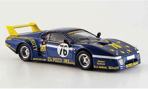 Ferrari 512 BB 1/43 Best no.76 le mans 1980 miniature