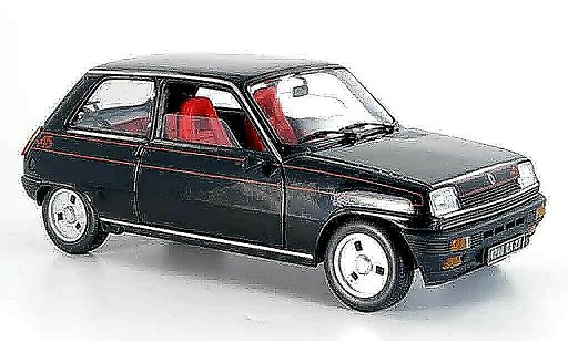 Renault 5 Alpine 1/18 Solido noire 1977 miniature