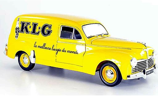 Peugeot 203 Fourgonette 1/18 Solido kombi klg jaune 1954 miniature