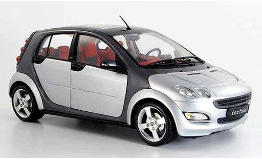 Smart ForFour Base 1/18 Kyosho grise exklusiv 2004 miniature
