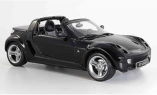 Smart Roadster Base 1/18 Kyosho noire 2003 miniature