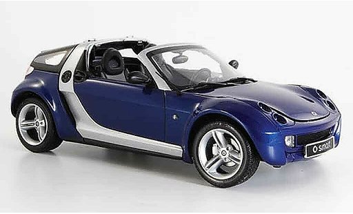 Smart Roadster Coupe 1/18 Kyosho bleu 2003 miniature