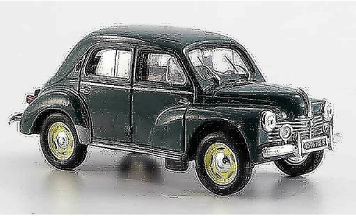Renault 4CV Grand Luxe 1/43 Eligor verte 1950 miniature