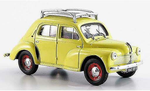 Renault 4CV Base 1/43 Eligor r 1060 avec barres de toit 1947 miniature