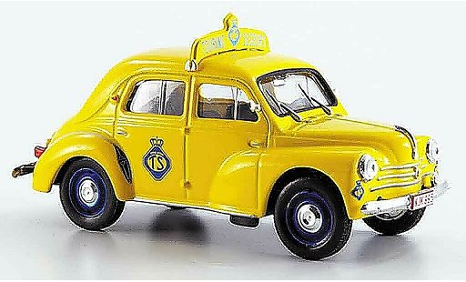 Renault 4CV Base 1/43 Eligor touring secours belgien 1958 miniature