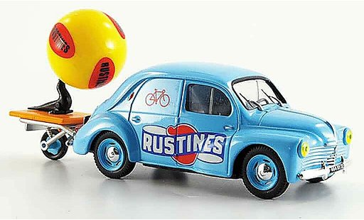 Renault 4CV Base 1/43 Eligor werbefahrzeug rustines 1951 miniature