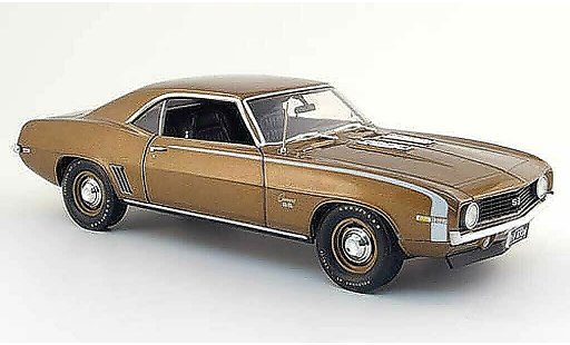 Chevrolet Camaro SS 1/18 Highway 61 396 marron 1969 miniature