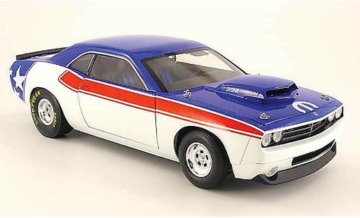 Dodge Challenger Super Stock 1/18 Highway 61 392 hemi rouge blanche bleu 2008 miniature