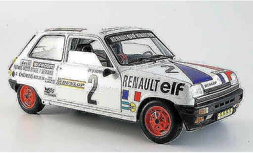 Renault 5 Alpine 1/18 Solido no.2 lajournade 1977 miniature