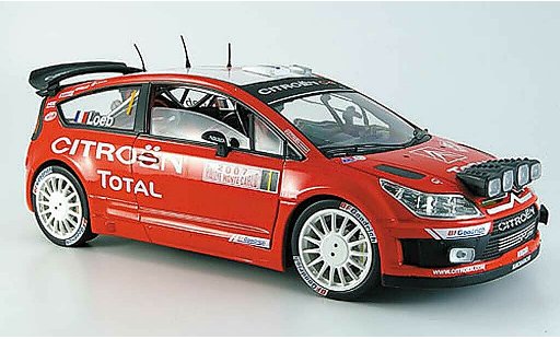 Citroen C4 WRC 2007 1/18 Solido No.1 Loeb/Elena Rallye Monte Carlo miniature