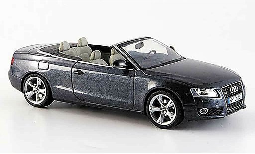 Audi A5 cabriolet 1/43 Schuco grise miniature