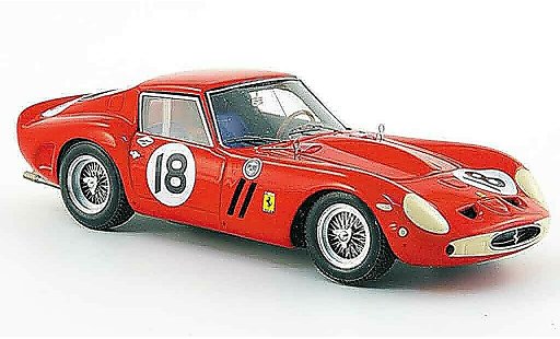 Ferrari 250 GTO 1963 1/43 Red Line no.18 siger daytona continental miniature