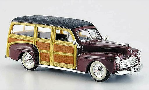Ford Woody Woody Wagon 1/43 Yat Ming marron/noire 1948 miniature