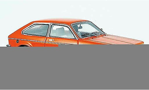 Opel Kadett C City 1/43 Neo rouge 1978 miniature