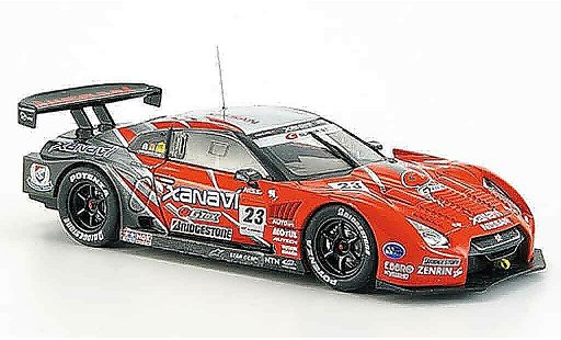 Nissan Skyline R35 1/43 Ebbro JGTC GT R Xanavi Nismo No.23 Fuji Super GT 2008 miniature