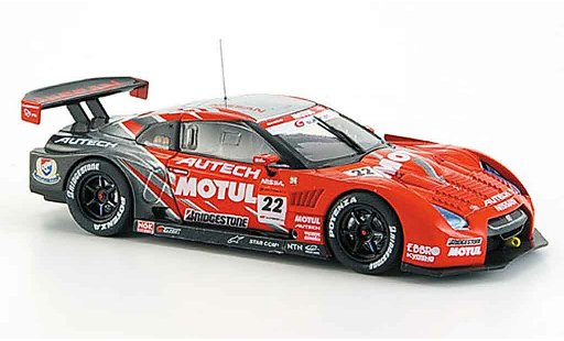 Nissan Skyline R35 1/43 Ebbro JGTC GT R Motul Autech No.22 Fuji Super GT 2008 miniature