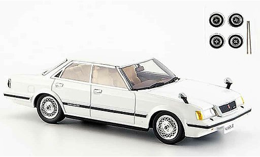 Toyota Mark Base 1/43 Aoshima ii blanche grande twincam24 1982 miniature