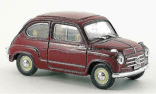 Fiat 600 Berlina 1/43 Brumm Polizia Stradale police 1955 miniature