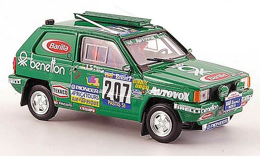 Fiat Panda 4x4 1/43 Brumm No.207 Rally Paris-Dakar 1984 De Labriffe/Devoyon miniature