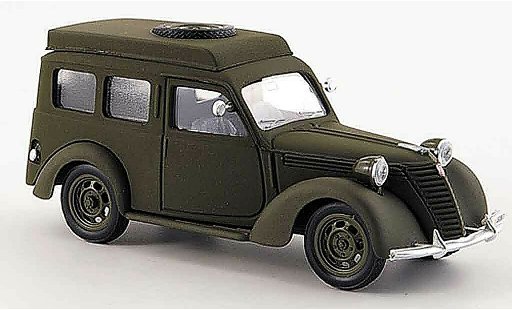 Fiat 1100 Furgone 1/43 Brumm Carabinieri Radiomobile police miniature