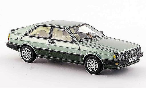 Audi Coupe GT coupe 1/43 Neo verte 1981 miniature