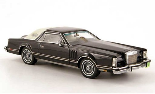 Lincoln Continental 1978 1/43 Neo Mark V noire/blanche Coupe miniature